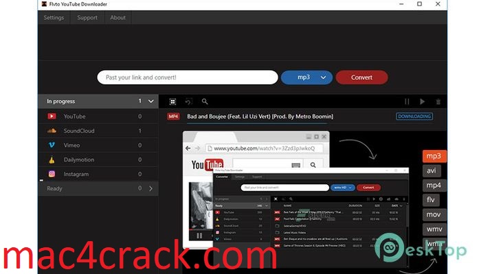 Flvto YouTube Downloader 1.5.11.2 Crack + Torrent Key Free [Win/Mac]