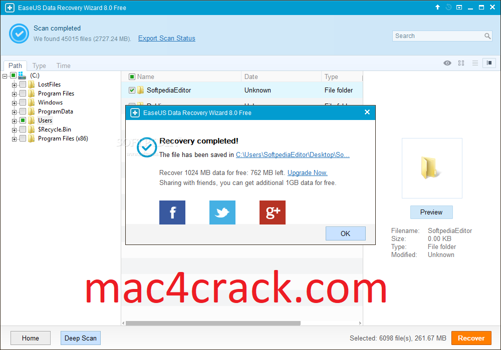 EaseUS Data Recovery Wizard 15.2.0.0 Crack + License Key Download