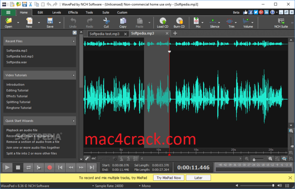 WavePad Sound Editor 17.16 Crack + Registration Code [Latest] 2023