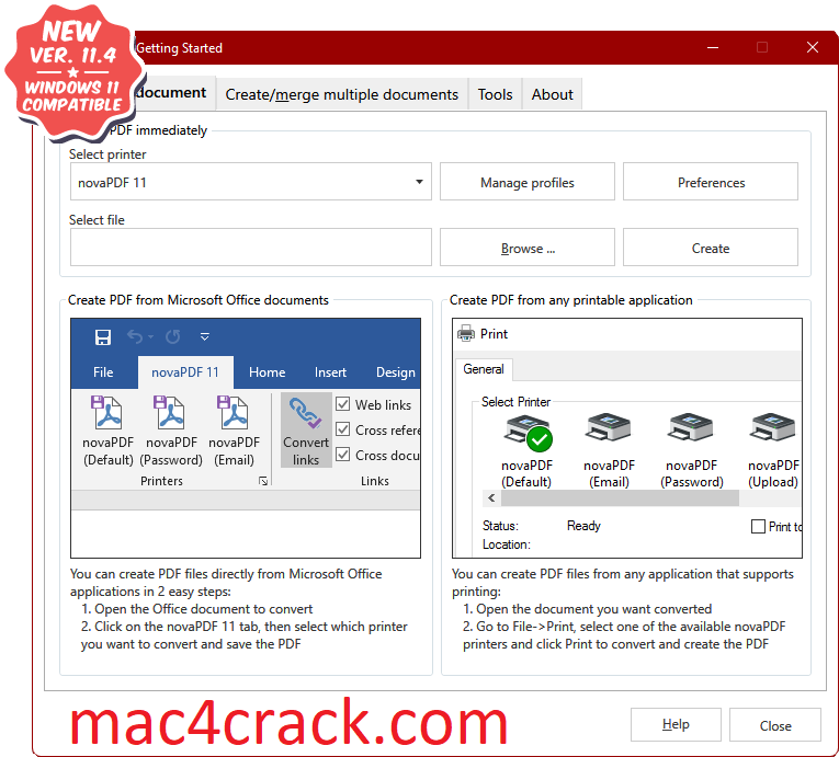 novaPDF Pro 11.9.423 Crack + Serial Key Download 2023 [Latest]