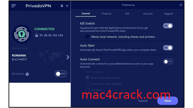 PrivadoVPN 4.1.1.0 Crack With Serial Key Free Download 2023